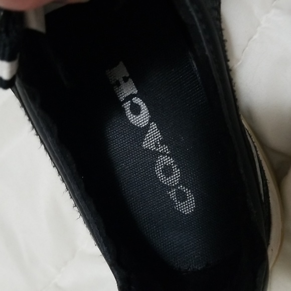 Coach sneakers sz 9. Black and white - Picture 2 of 5